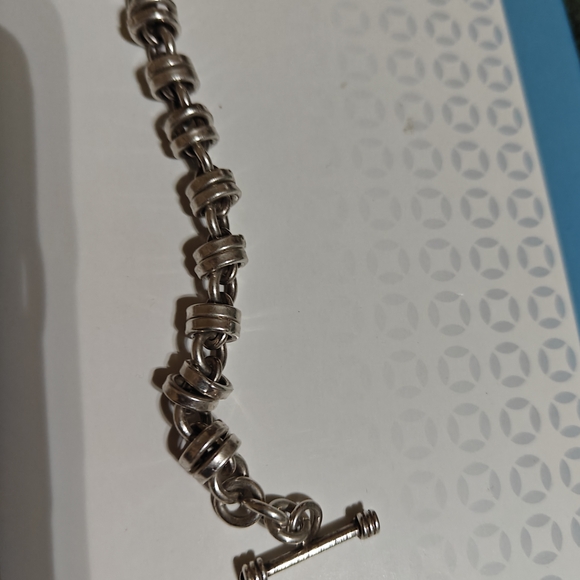 Silver Toggle Clasp Bracelet